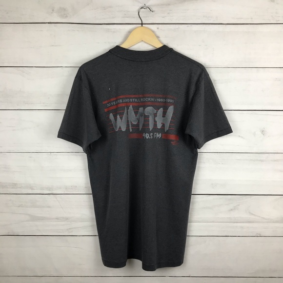 Vintage Tops - Vintage 1990s Rock & Roll Music Radio T-Shirt